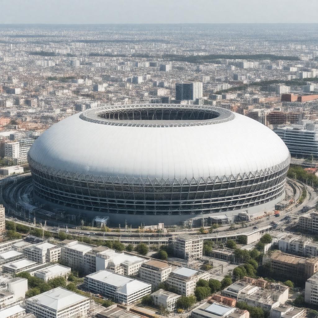 AI-created image of Tokyo Dome
