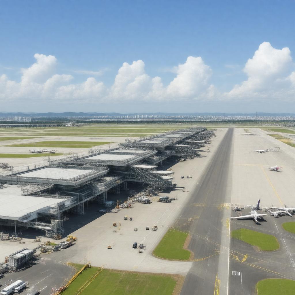 AI-created image of Tokyo Haneda Airport