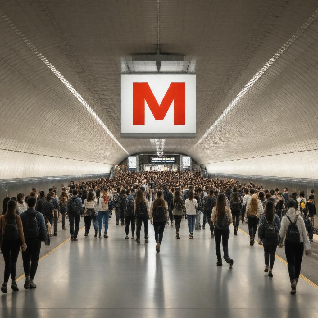 AI-created image of Tokyo Metro