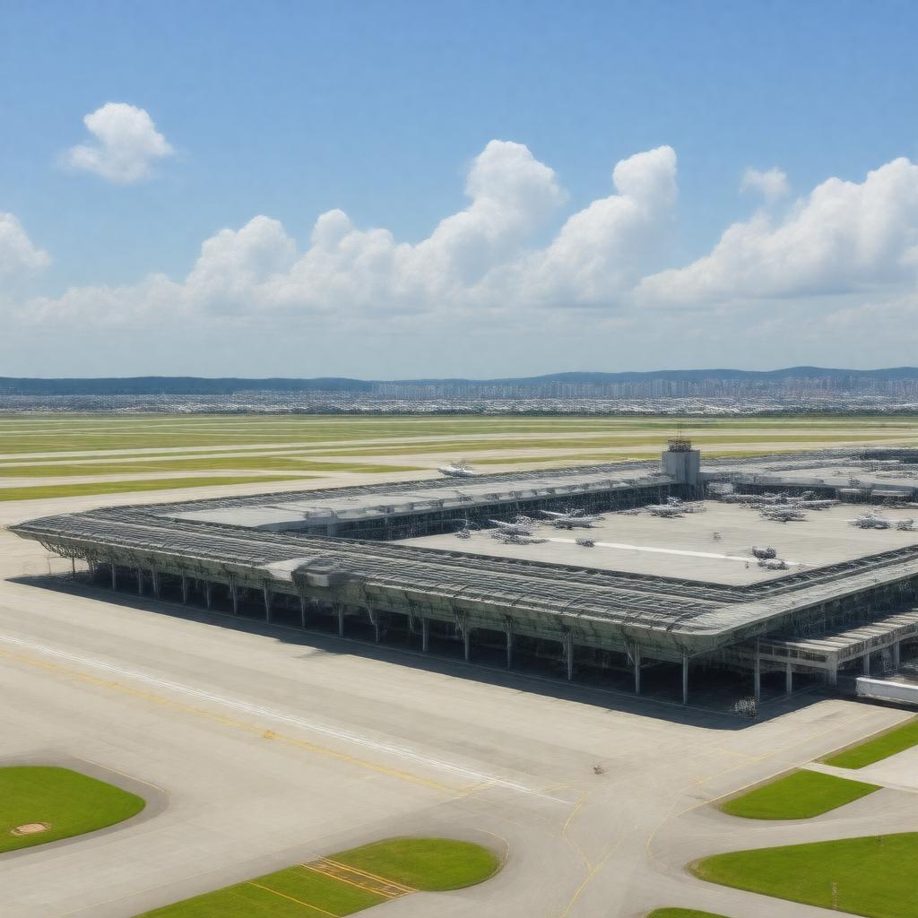 AI-created image of Tokyo Narita Airport