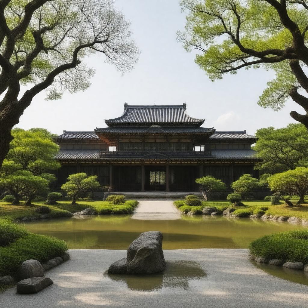AI-created image of Tokyo National Museum