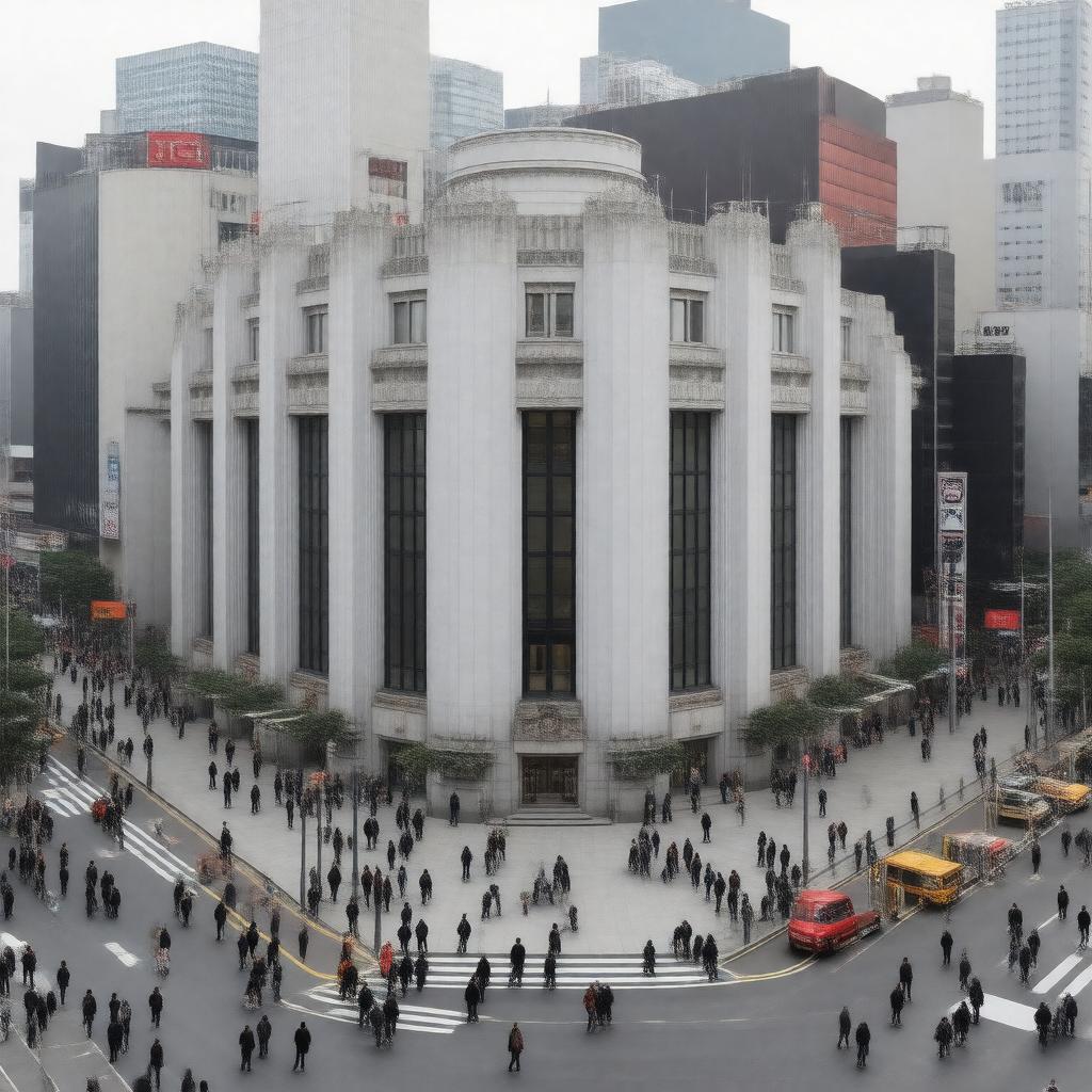 AI-created image of Tokyo Stock Exchange