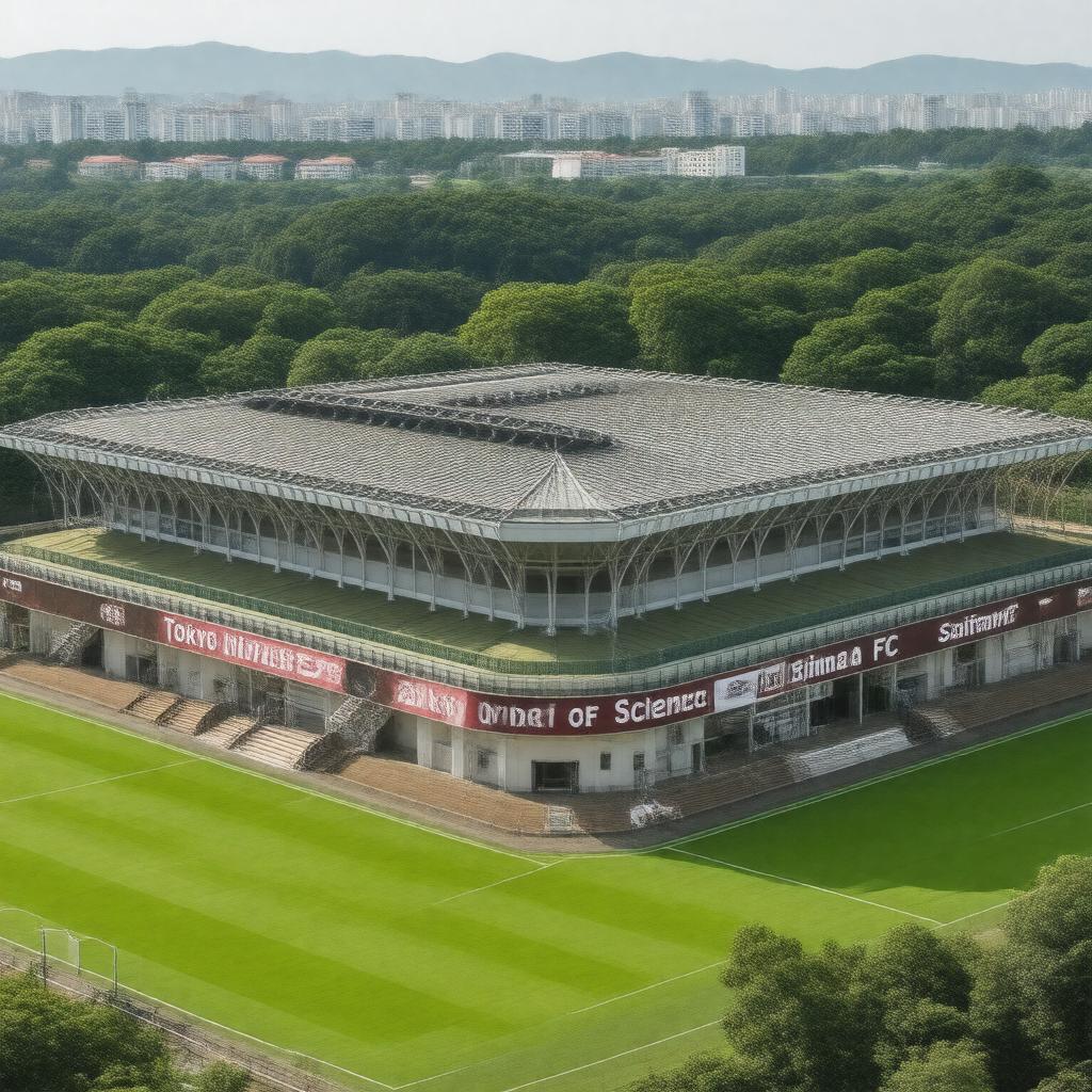 AI-created image of Tokyo University of Science Saitama FC