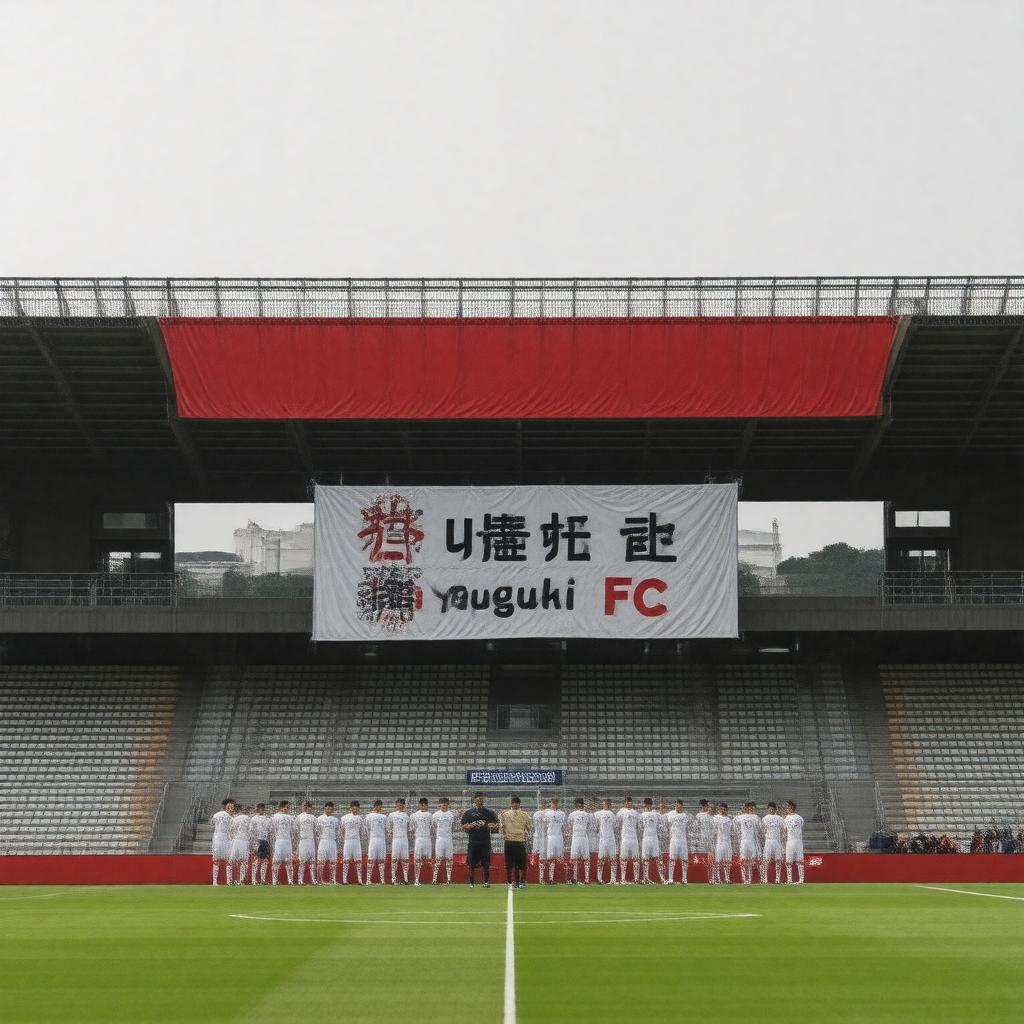 AI-created image of Tokyo University of Science Yamaguchi FC