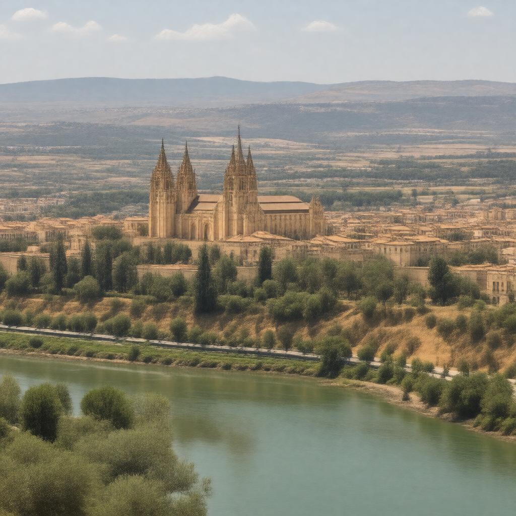 AI-created image of Toledo, Spain