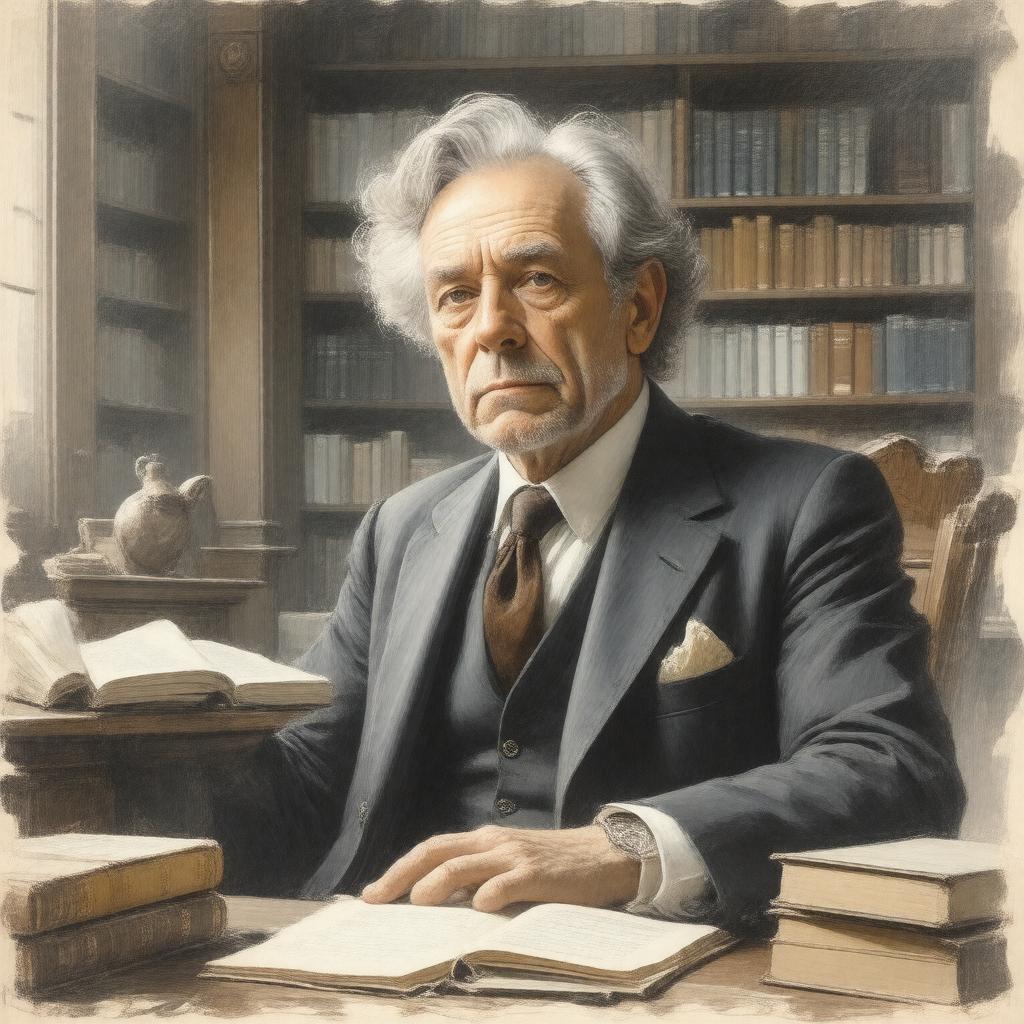 AI-created image of Tomáš Sträussler