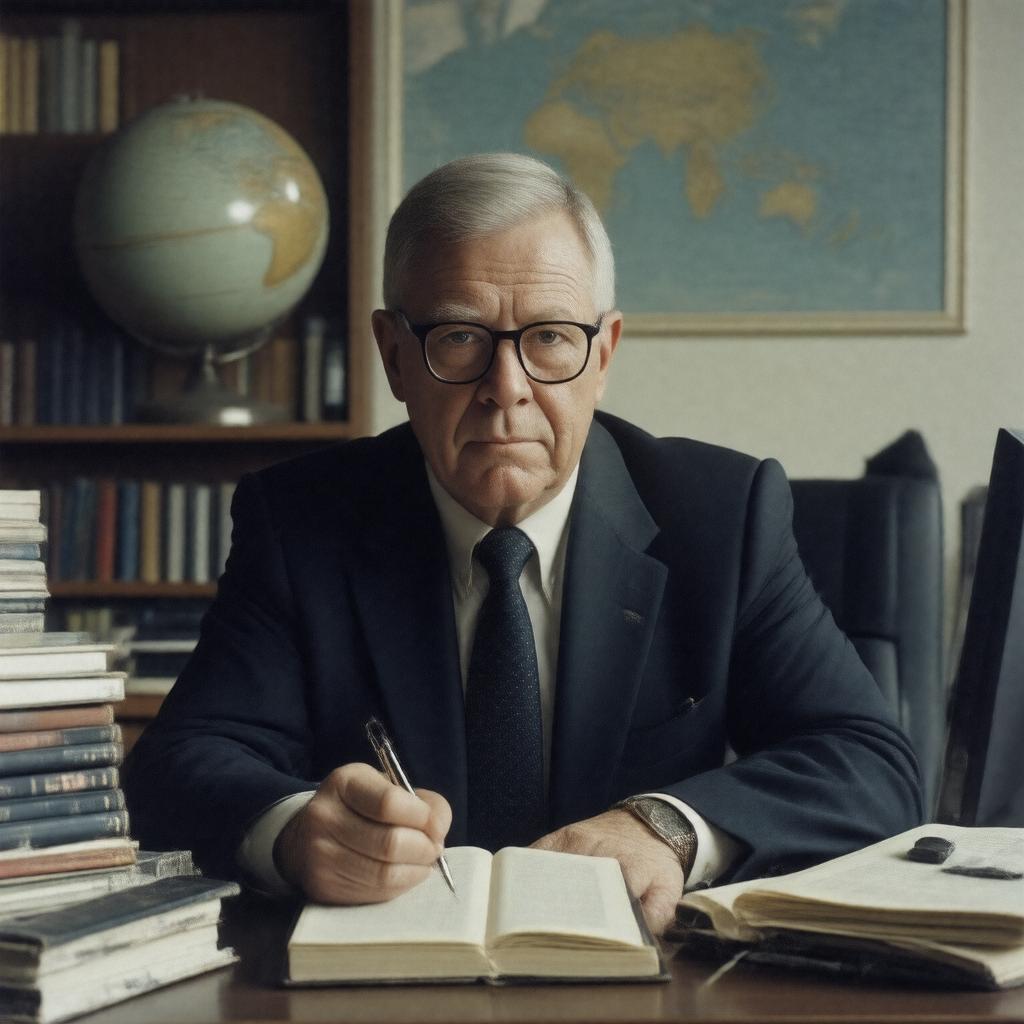 AI-created image of Tom Clancy