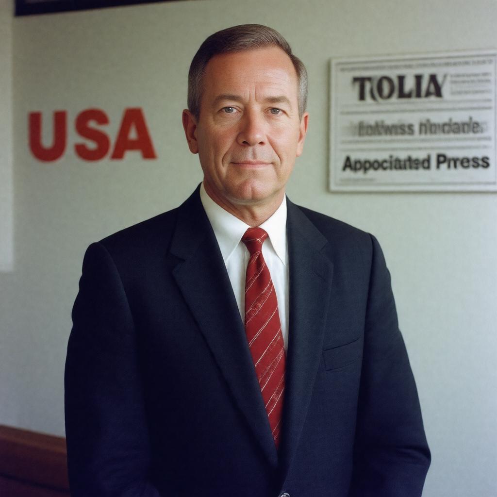 Click to view larger image AI-created image of Tom Curley
