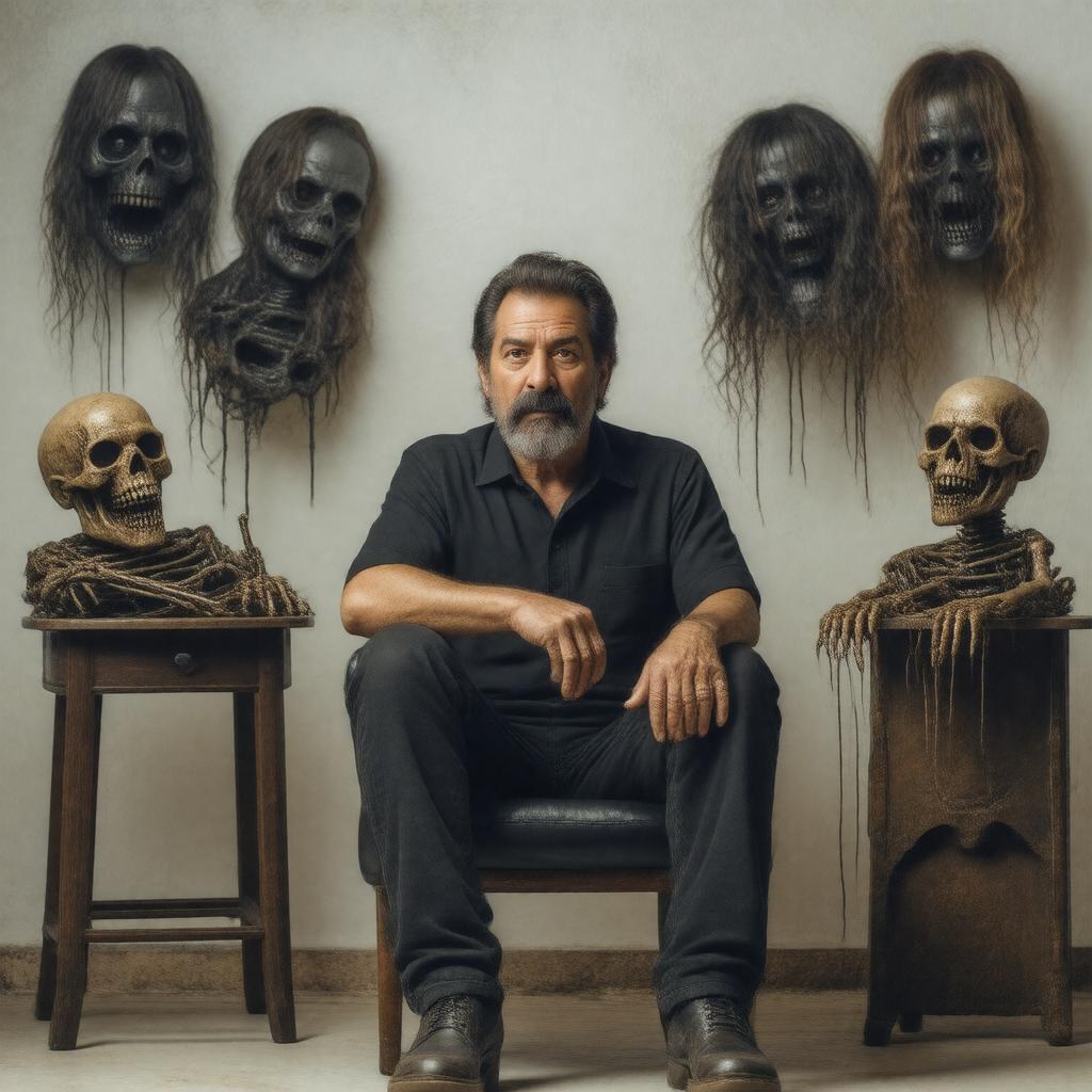 AI-created image of Tom Savini