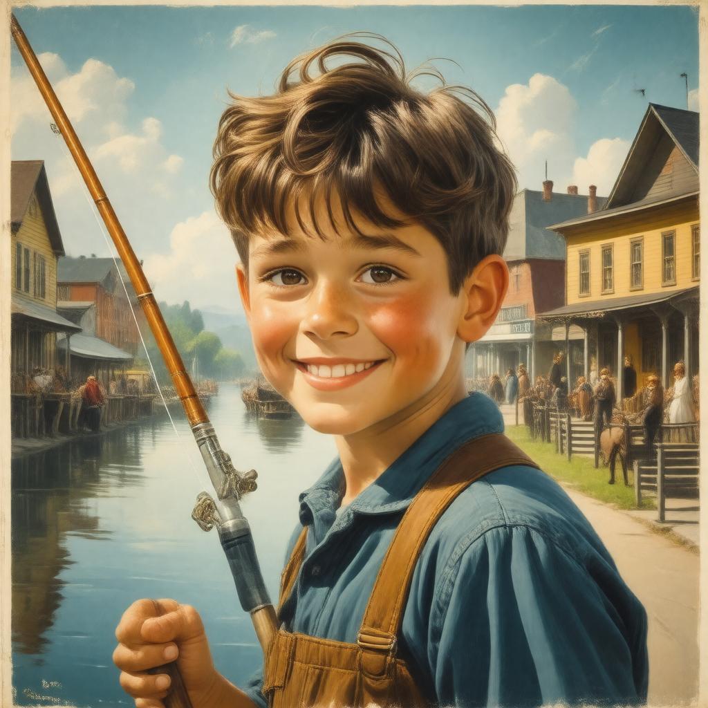AI-created image of Tom Sawyer (1973 film)