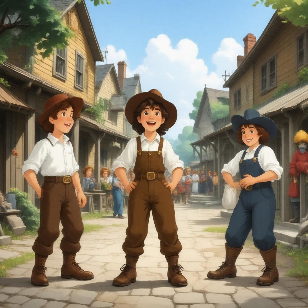 AI-created image of Tom Sawyer (2000 animated film)