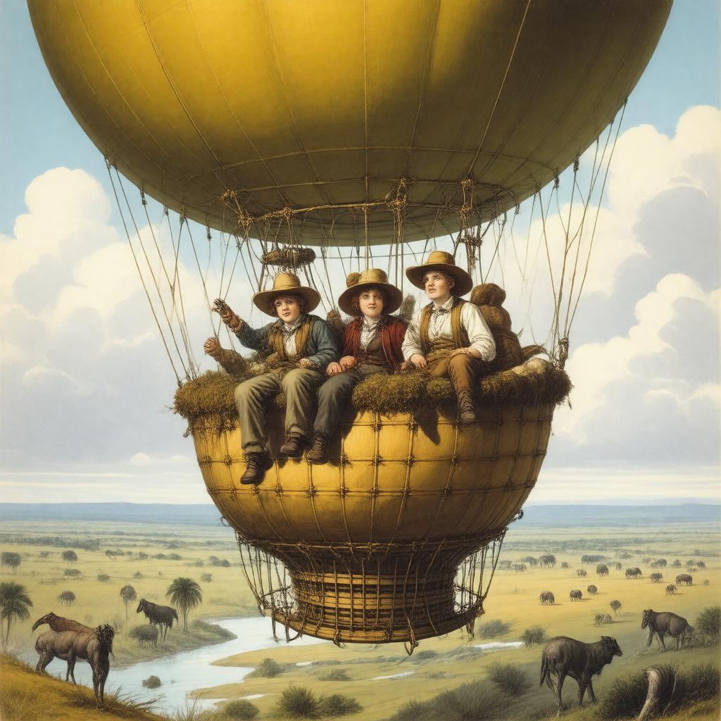 AI-created image of Tom Sawyer Abroad