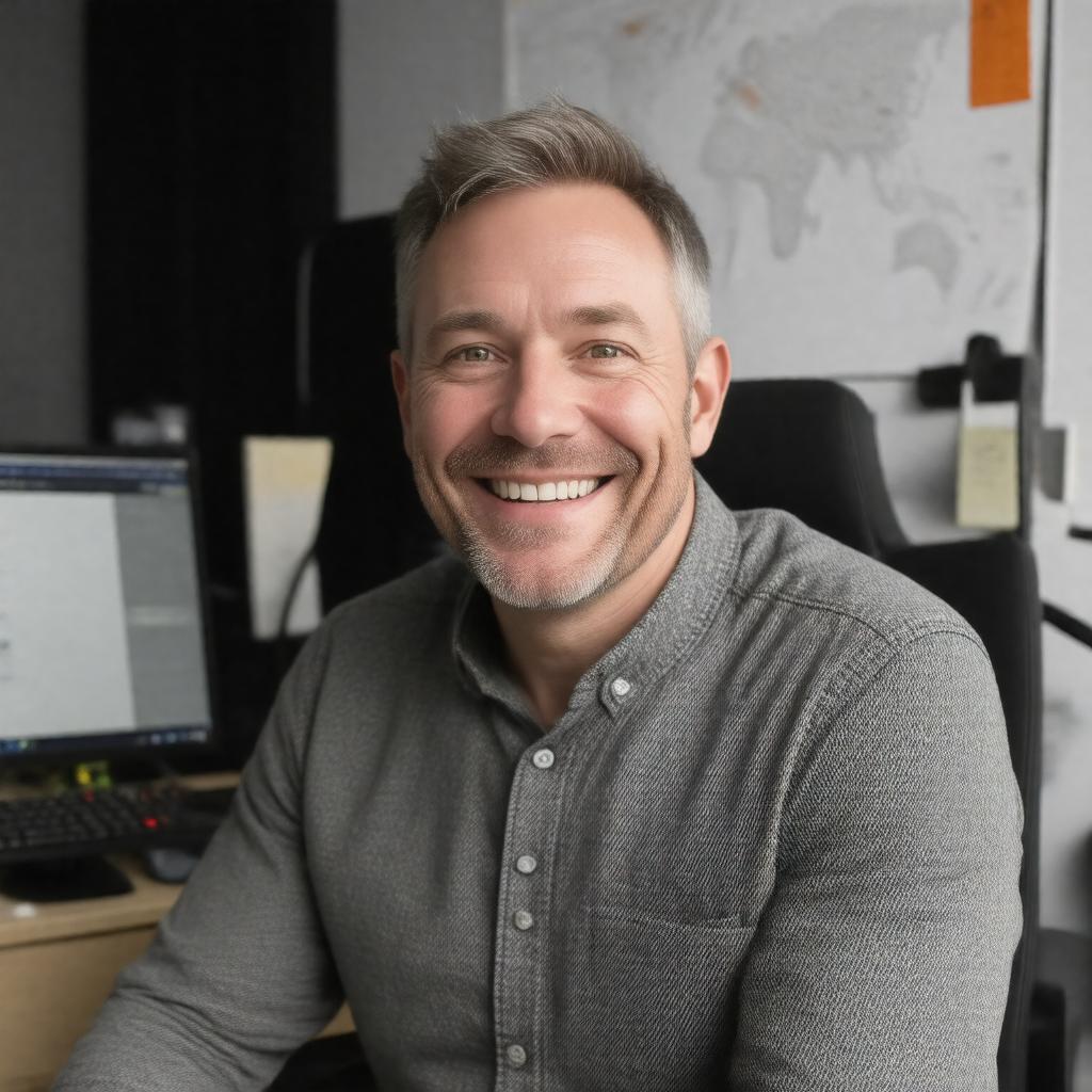 AI-created image of Tom Scott