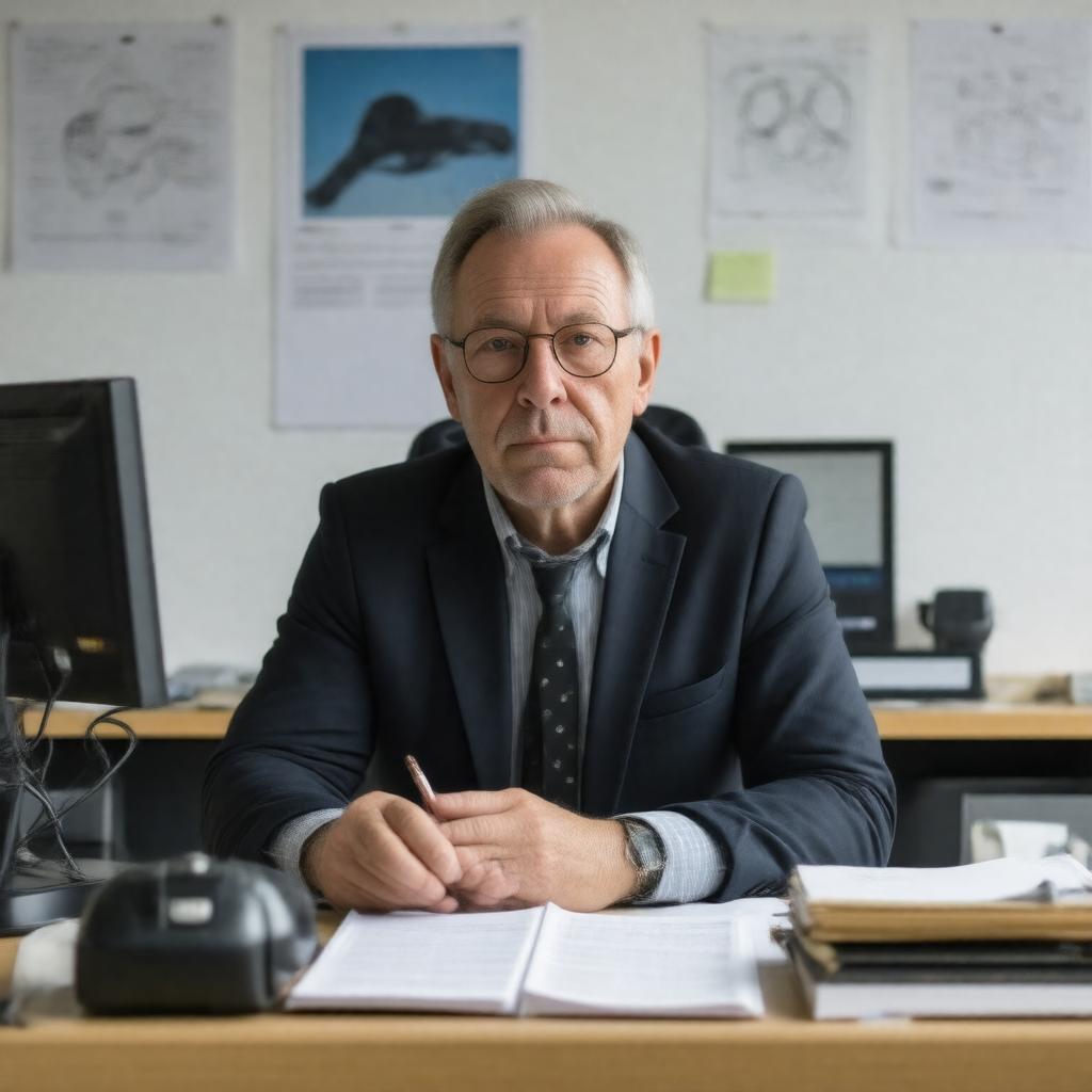 Click to view larger image AI-created image of Tom Simonite