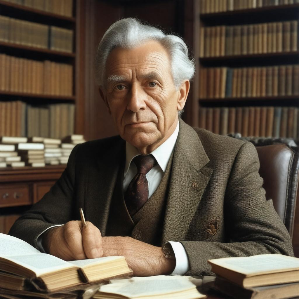 AI-created image of Tom Stoppard