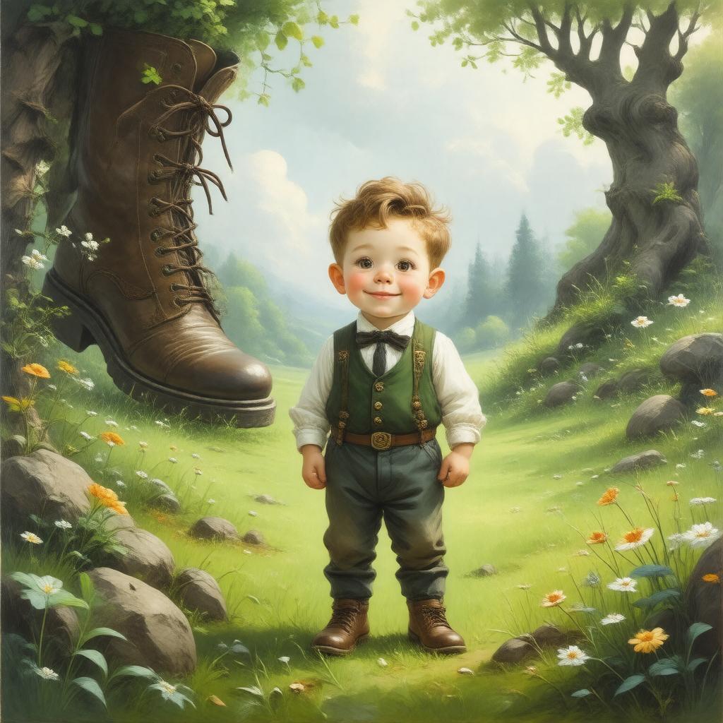 AI-created image of Tom Thumb