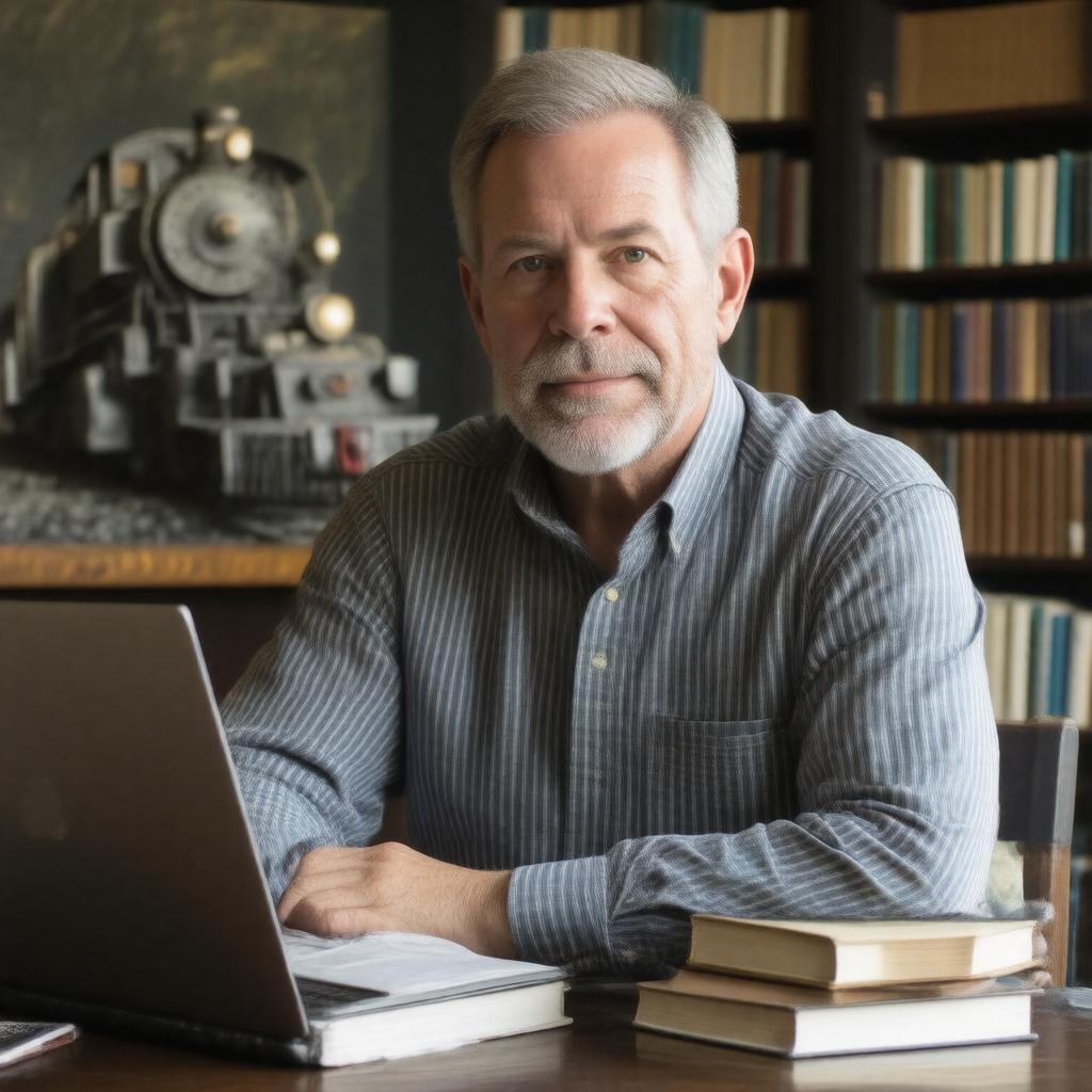 AI-created image of Tom Zoellner