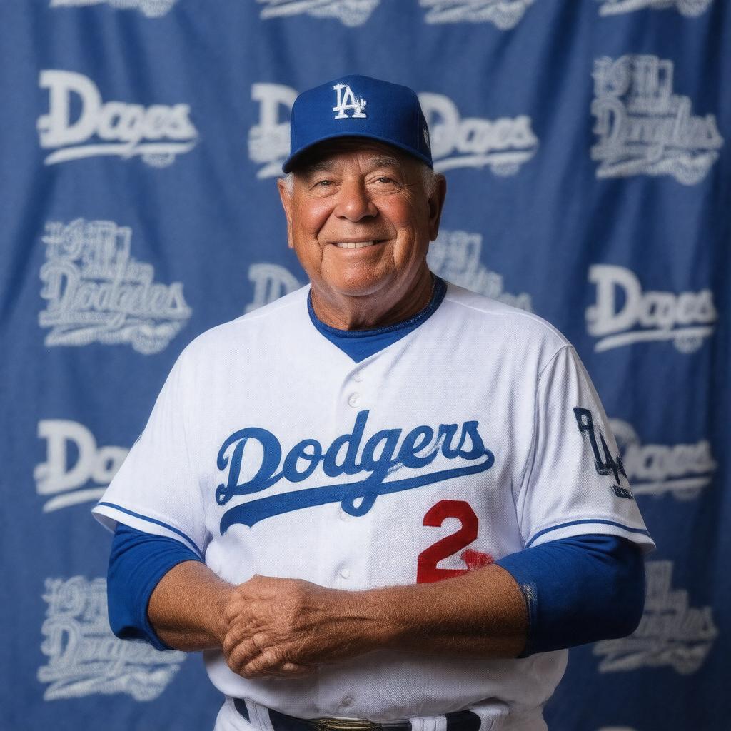 AI-created image of Tommy Lasorda