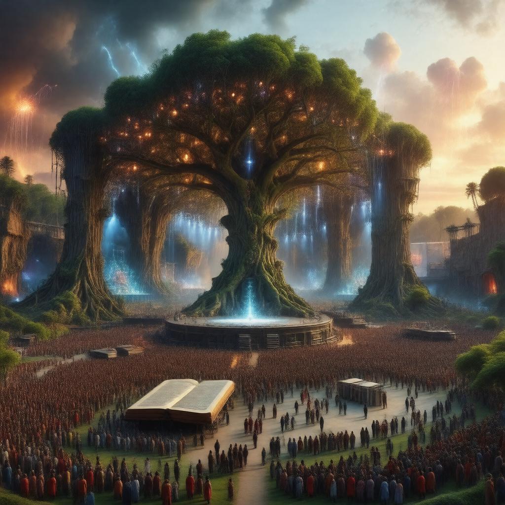 AI-created image of Tomorrowland