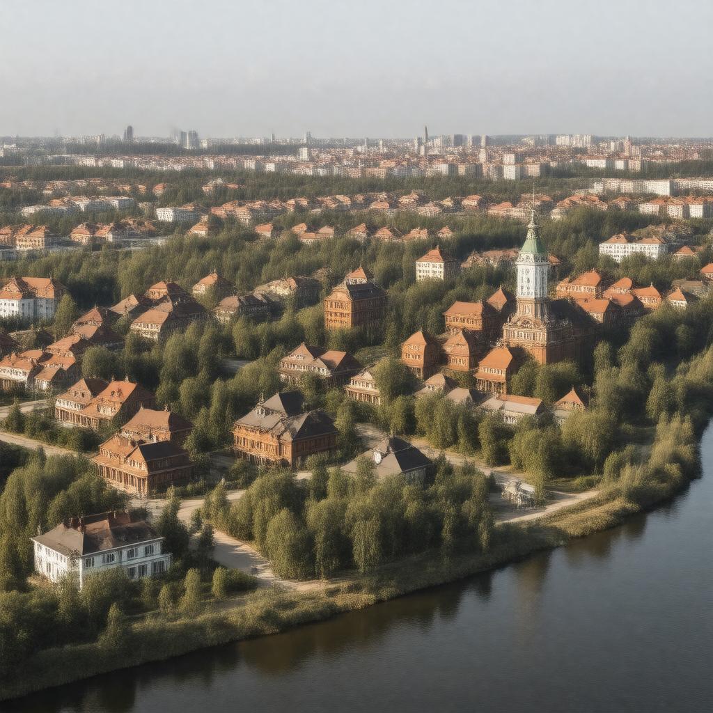 AI-created image of Tomsk, Russia
