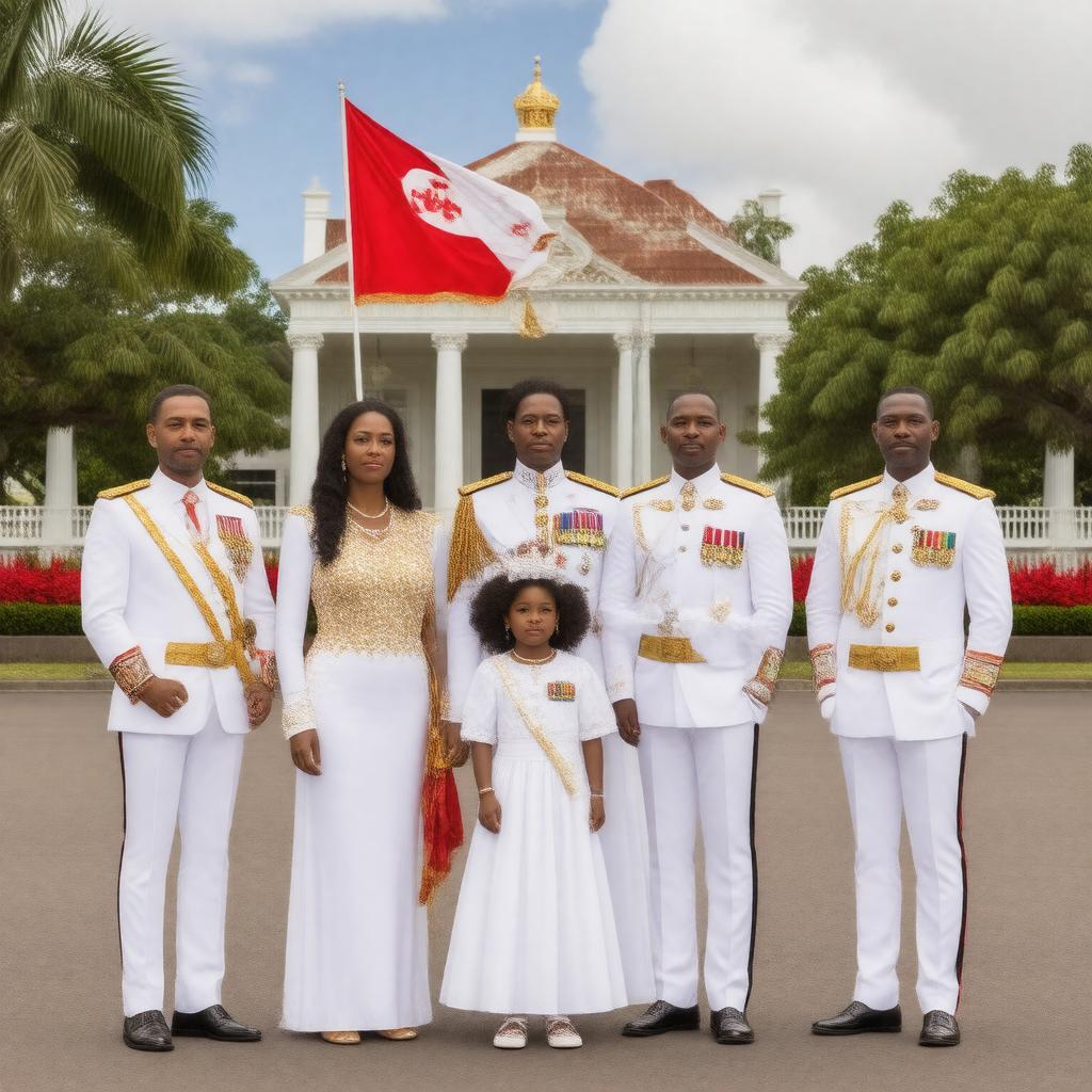 AI-created image of Tongan Royal Family