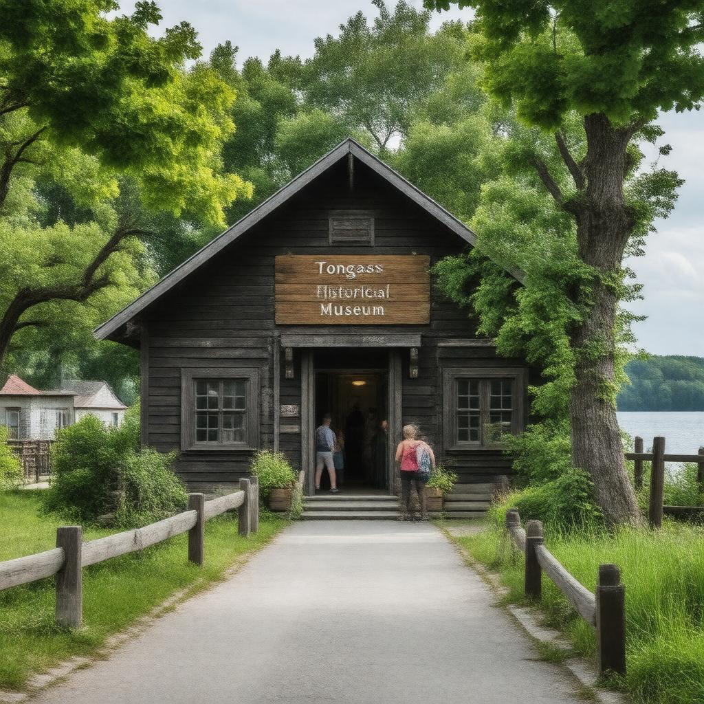 AI-created image of Tongass Historical Museum