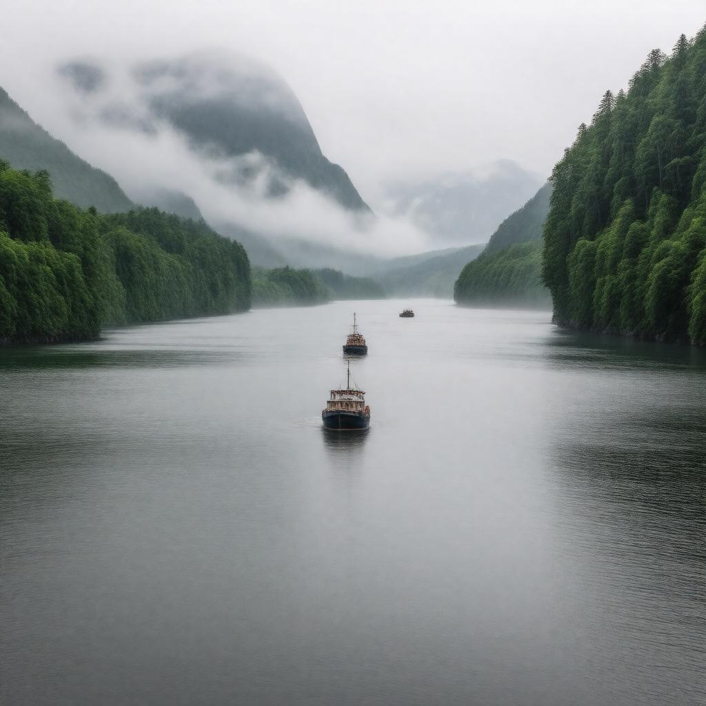 AI-created image of Tongass Narrows