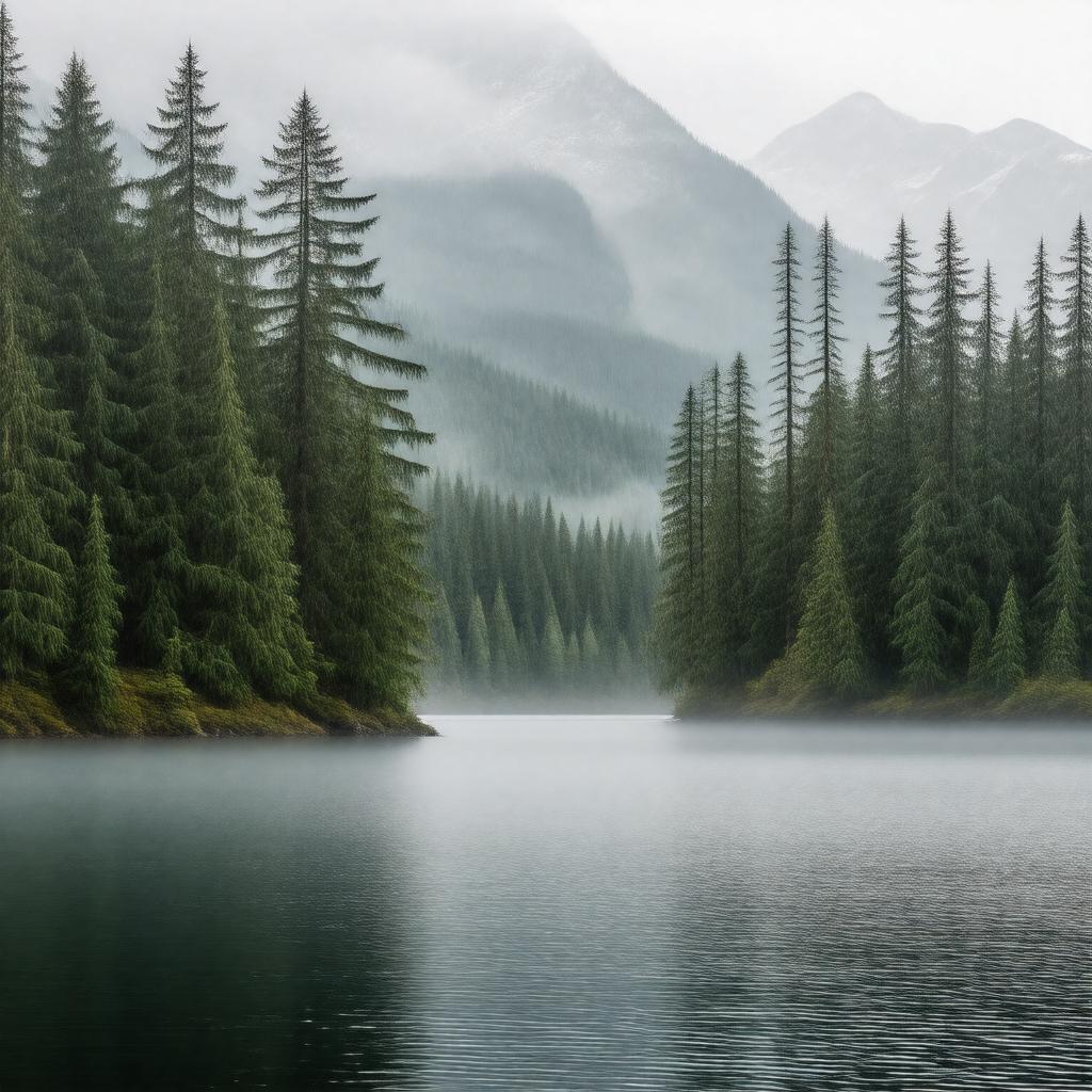 AI-created image of Tongass National Forest