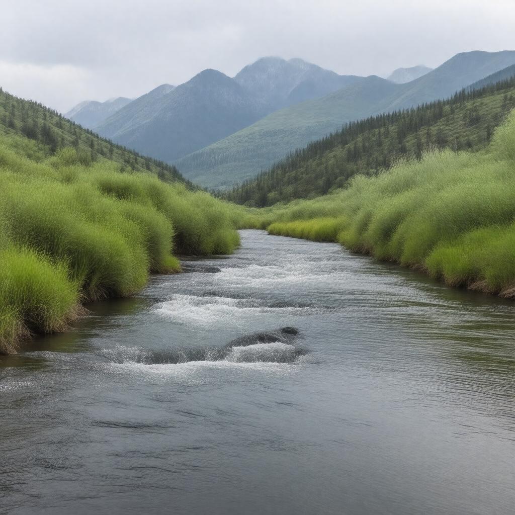 AI-created image of Tongue River