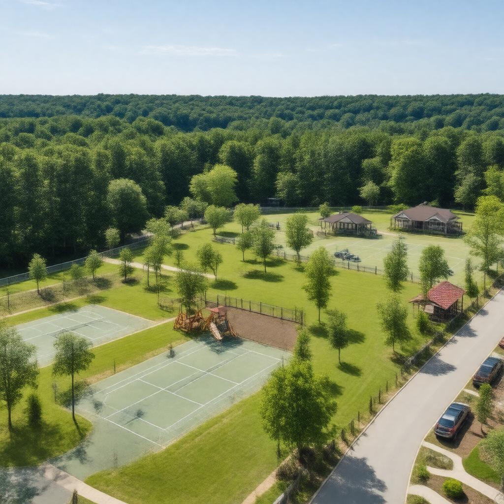 AI-created image of Tonsler Park