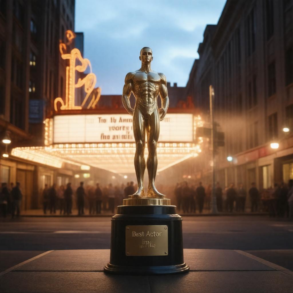 AI-created image of Tony Award for Best Actor in a Play