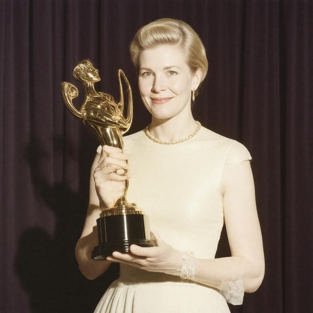Click to view larger image AI-created image of Tony Award for Best Actress in a Play (Julie Harris)