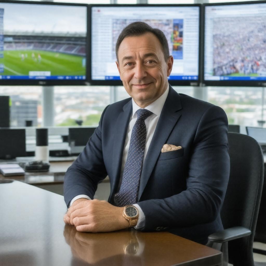 Click to view larger image AI-created image of Tony Bloom