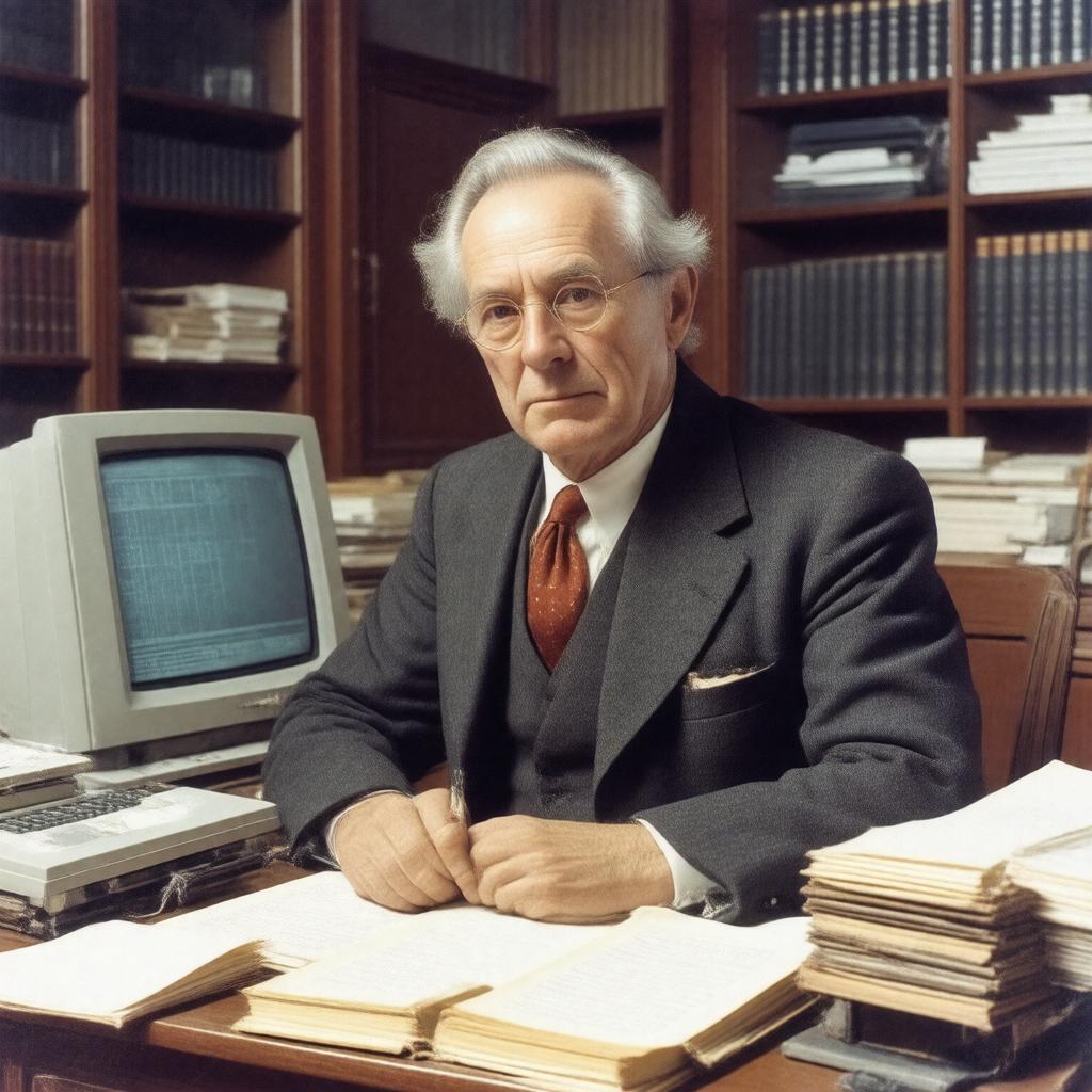 AI-created image of Tony Hoare