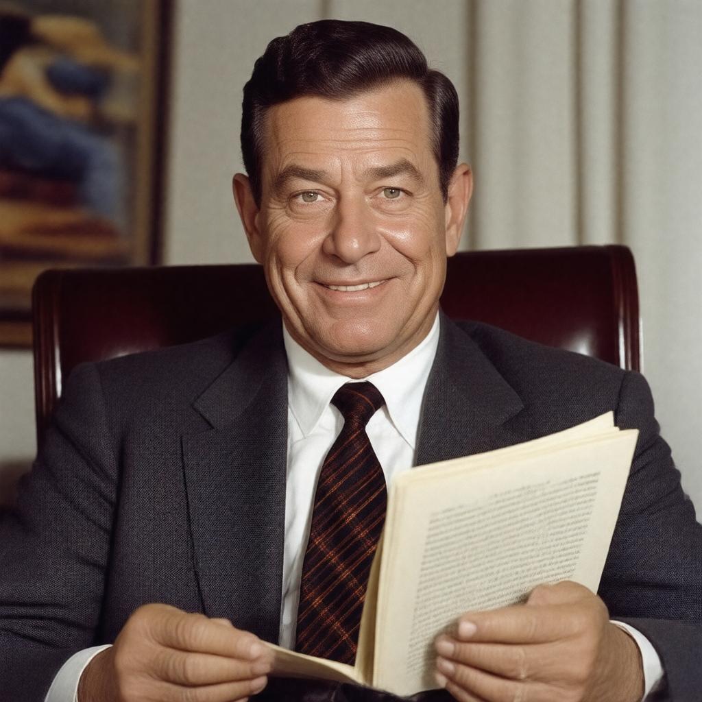 AI-created image of Tony Randall