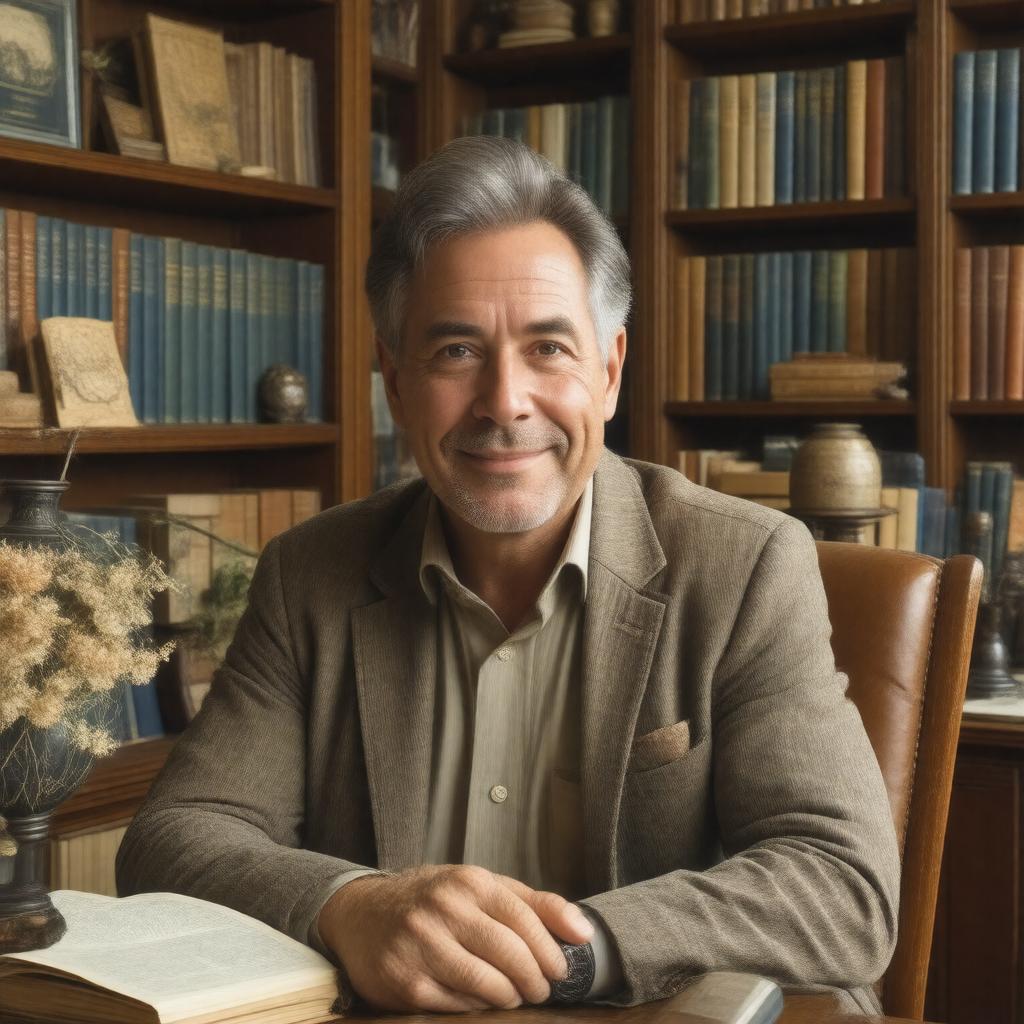 AI-created image of Tony Wheeler