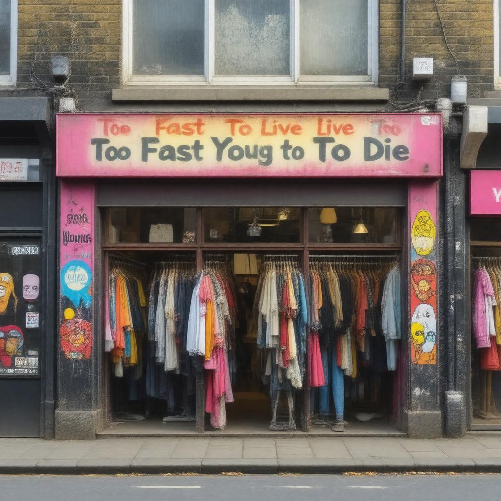 AI-created image of Too Fast To Live, Too Young To Die