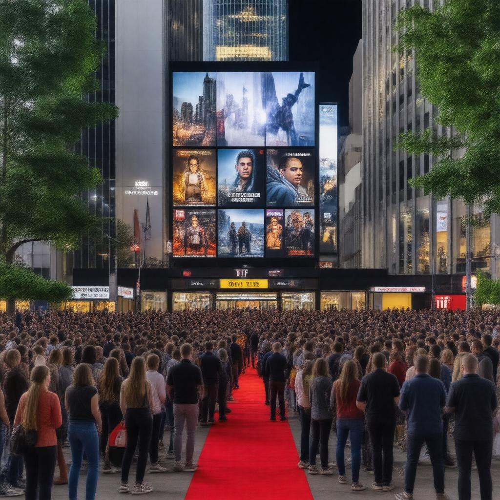 AI-created image of Toronto International Film Festival