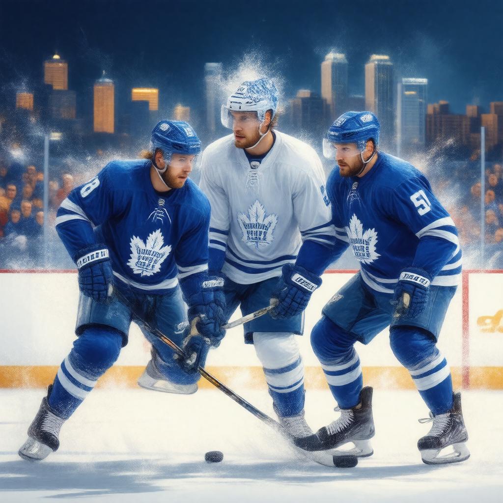 AI-created image of Toronto Maple Leafs
