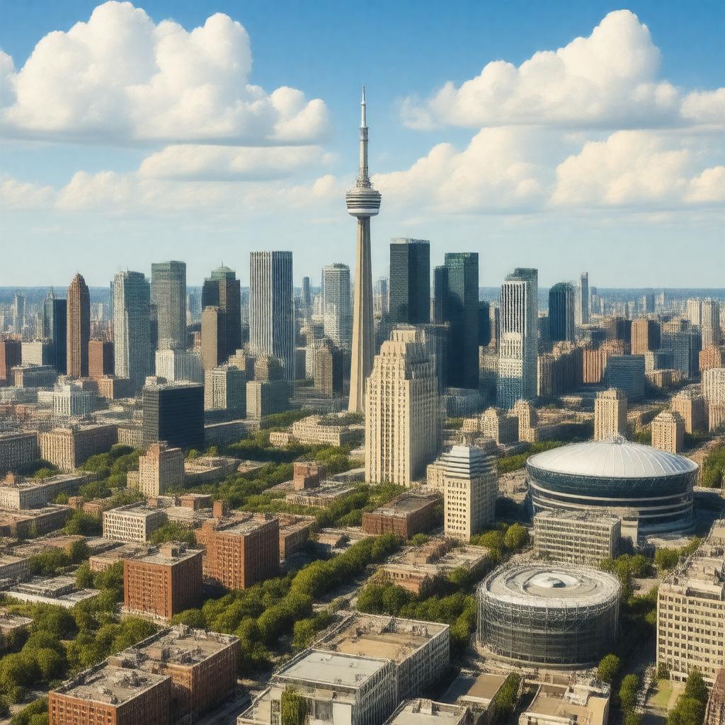 AI-created image of Toronto, Ontario