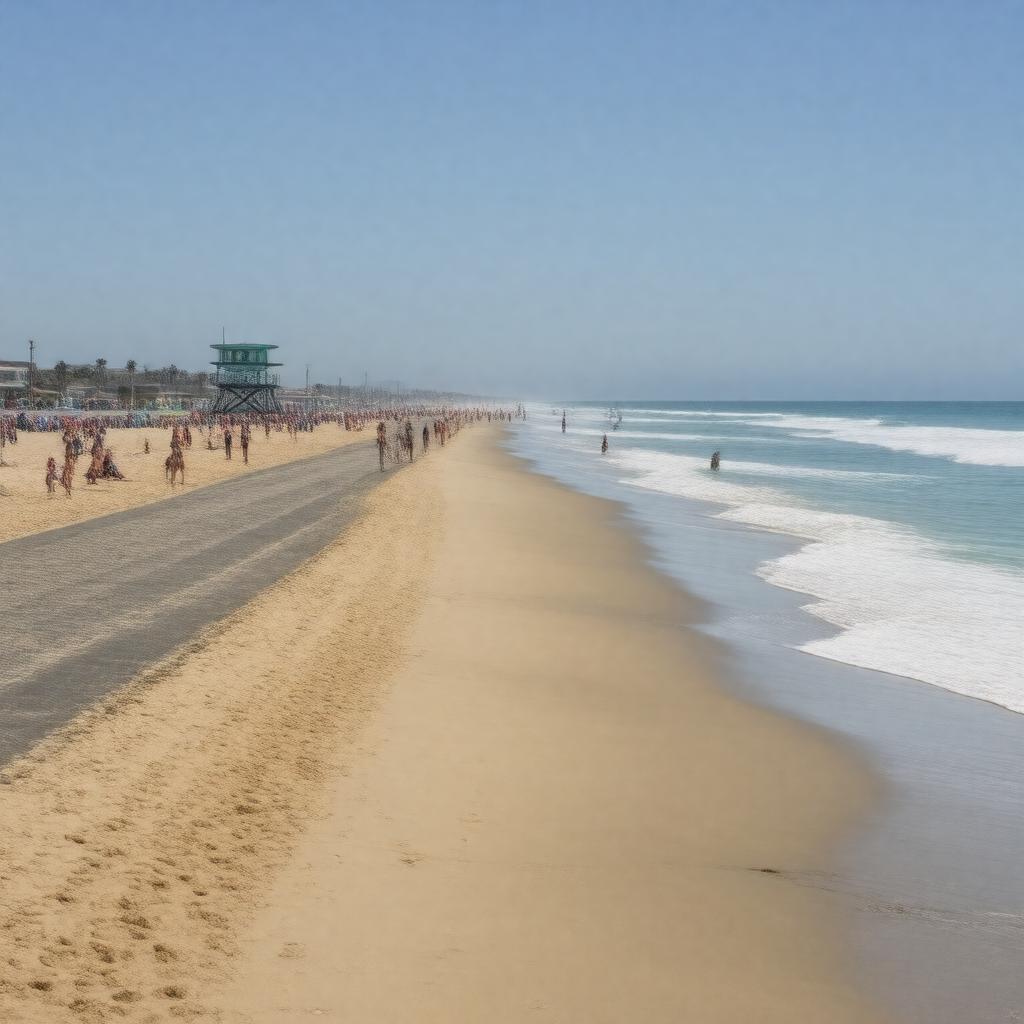AI-created image of Torrance Beach