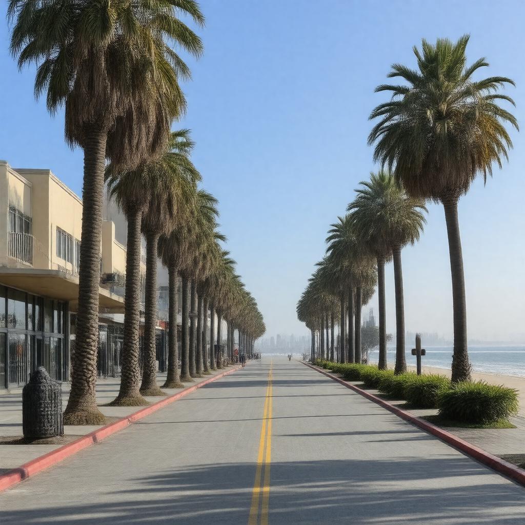 AI-created image of Torrance, California, USA