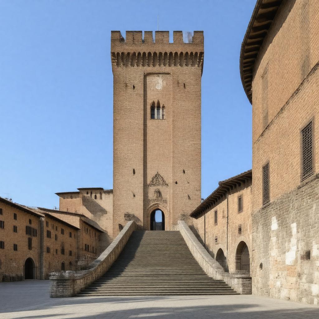 AI-created image of Torre del Mangia