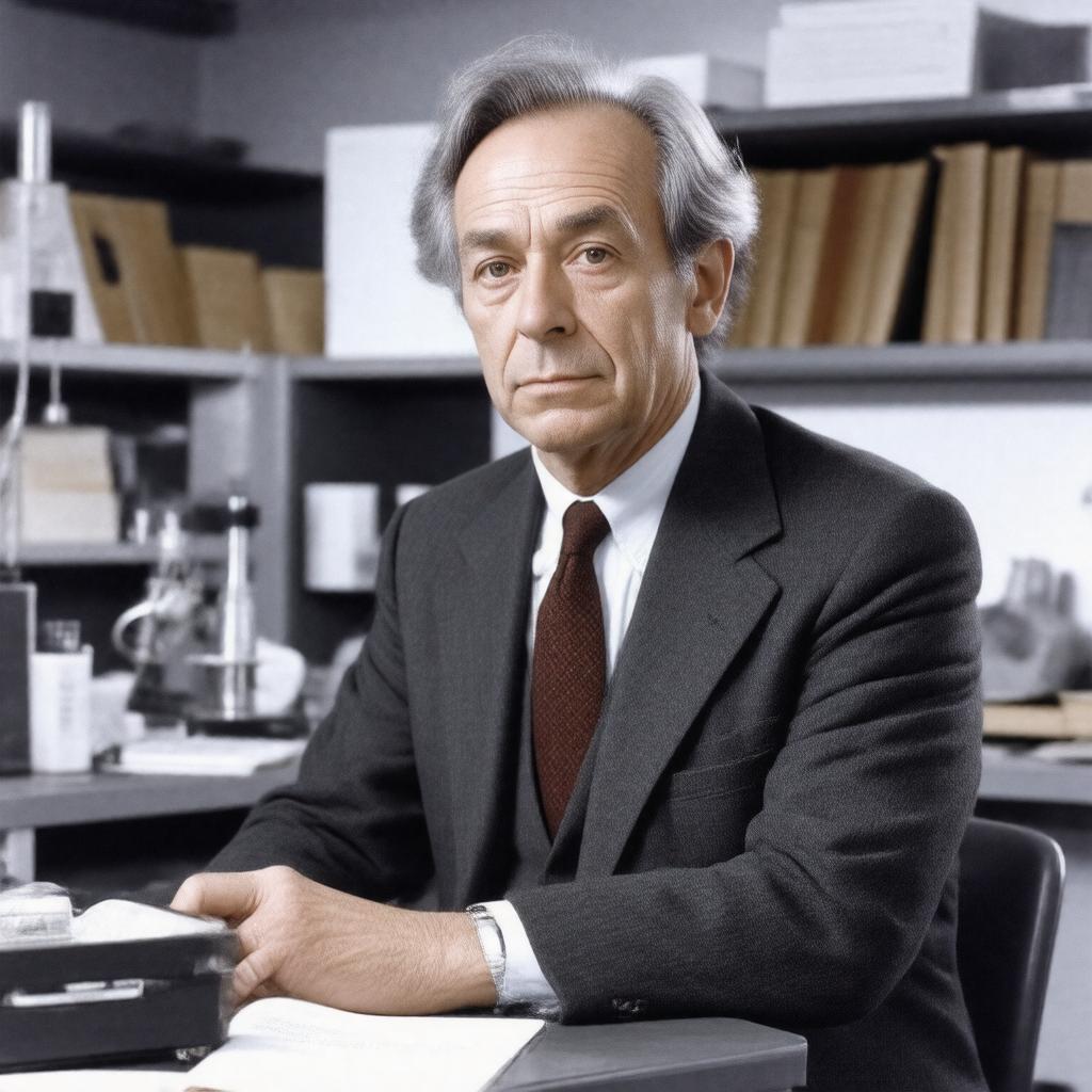AI-created image of Torsten Wiesel