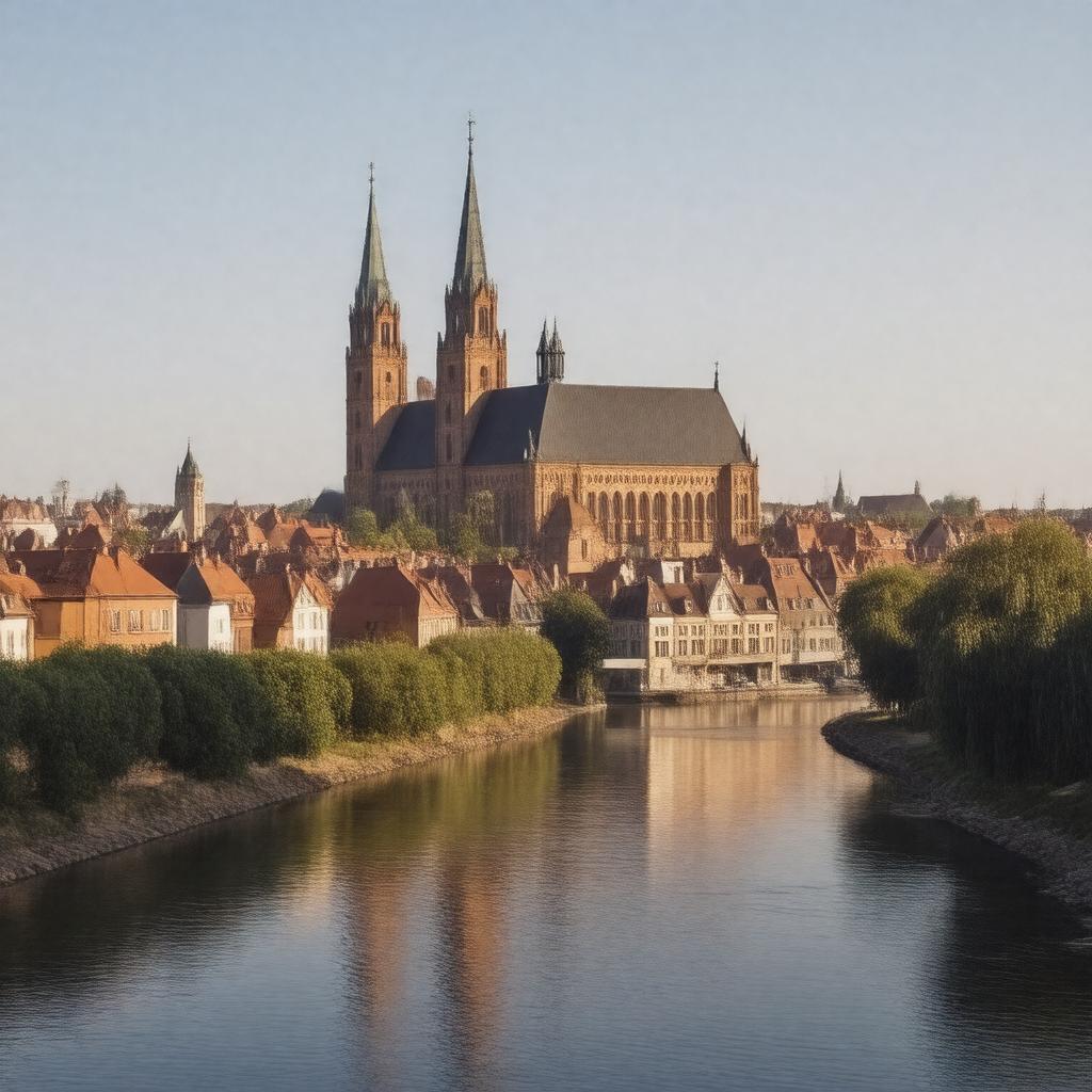 AI-created image of Toruń