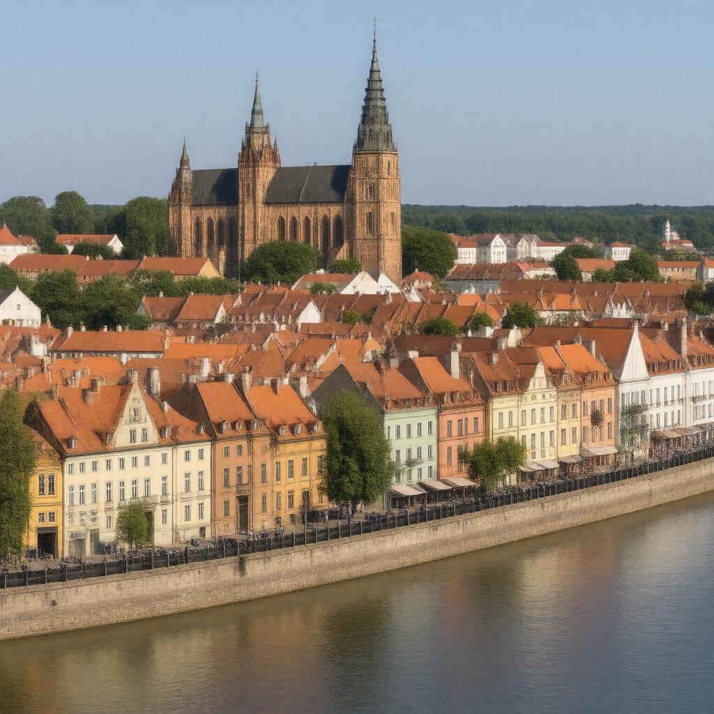AI-created image of Torun
