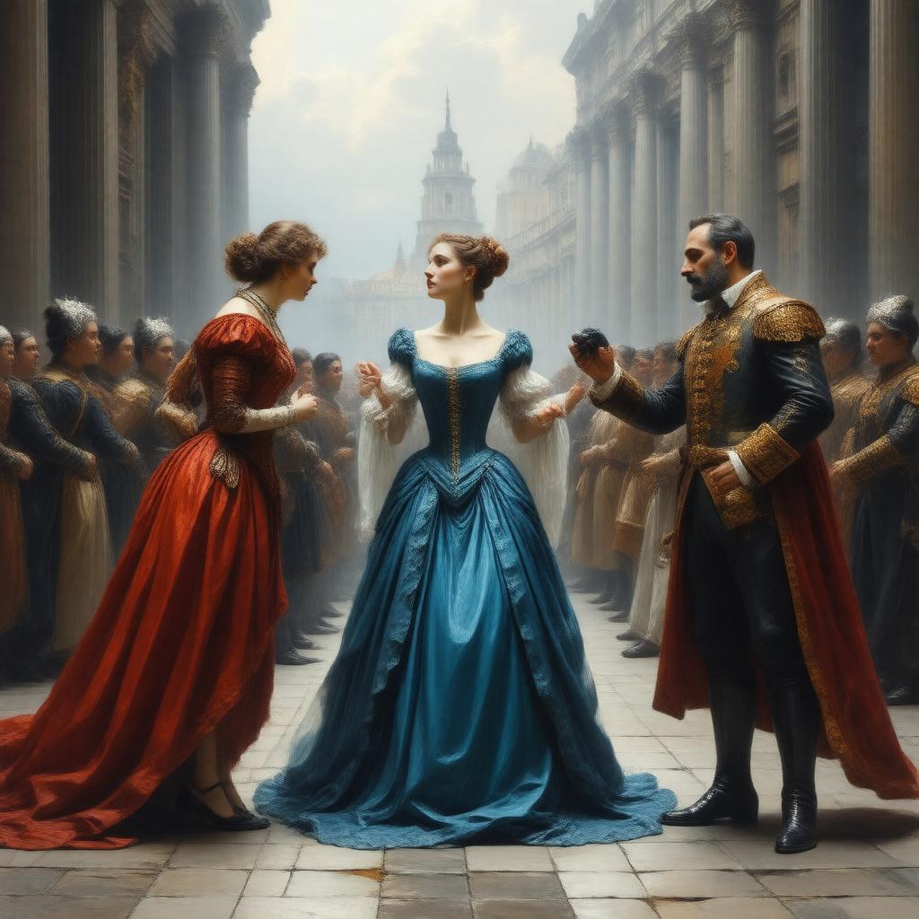 AI-created image of Tosca (opera)