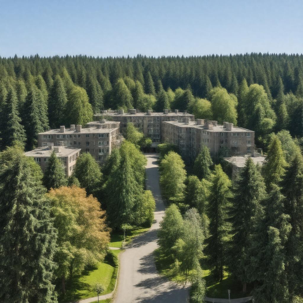 AI-created image of Totem Park