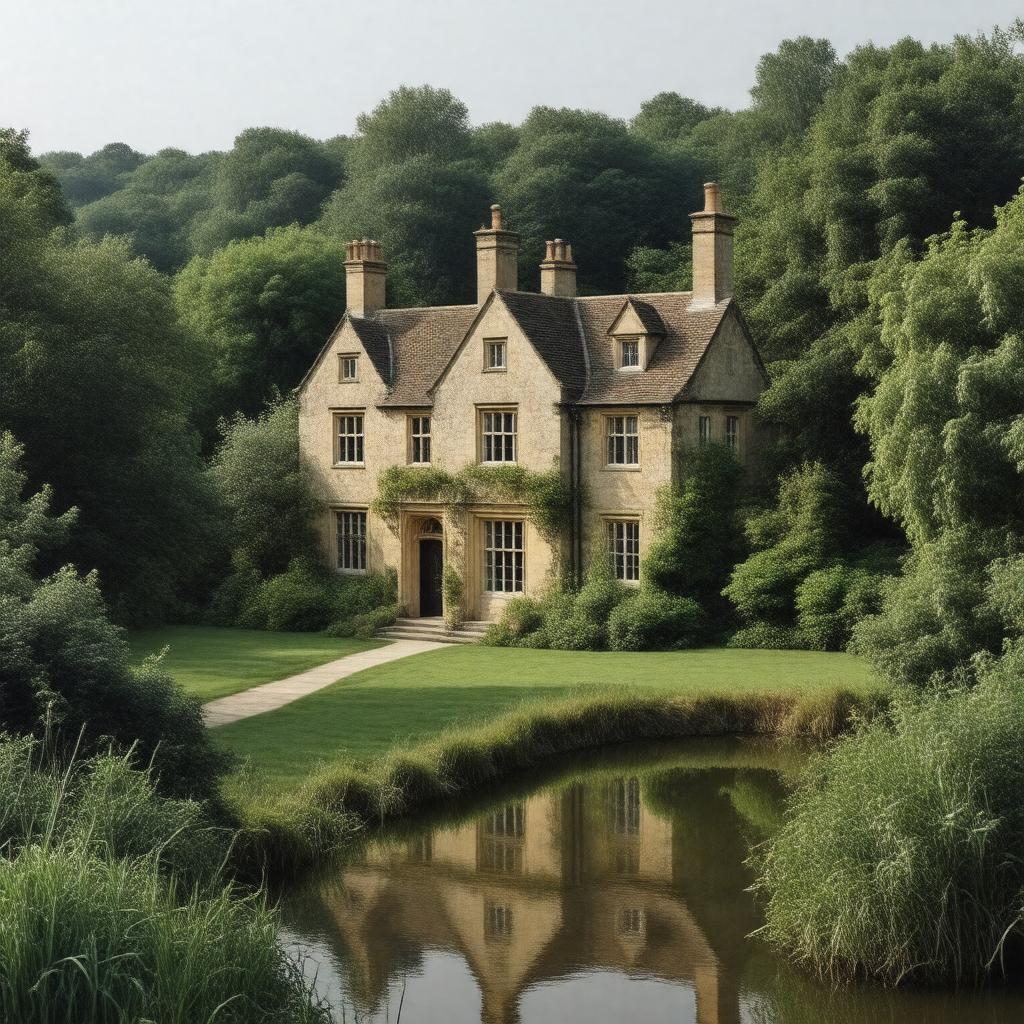 AI-created image of Tottenham Court manor