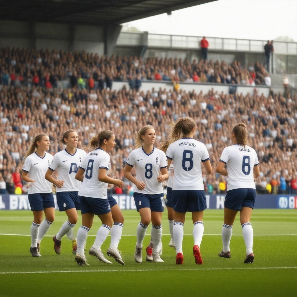 AI-created image of Tottenham Hotspur Women
